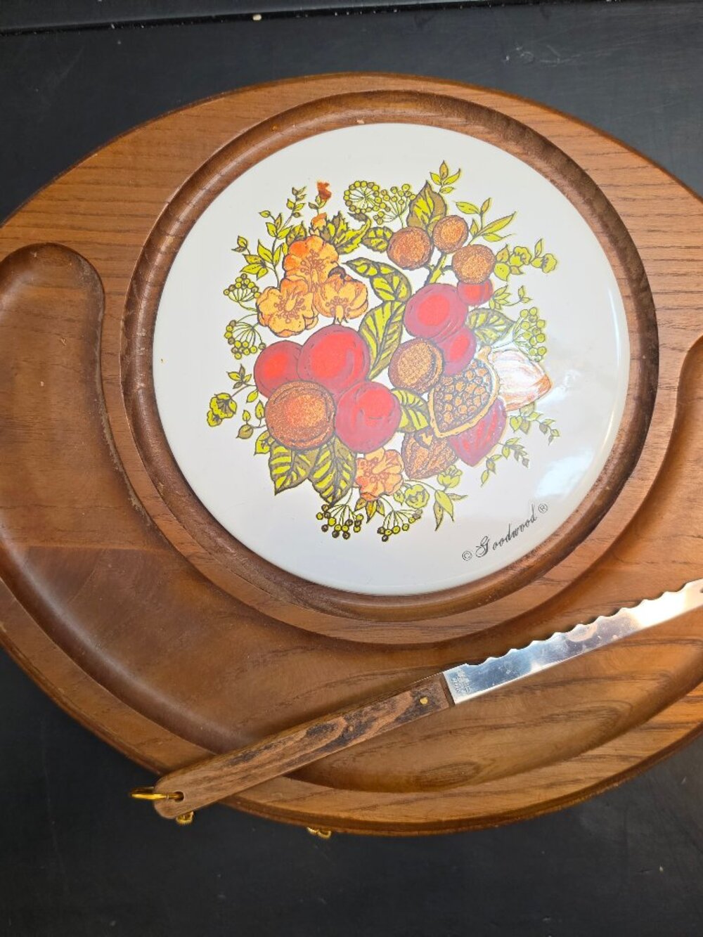 Vintage 1970's Goodwood "Spice of Life" Cheese Board
